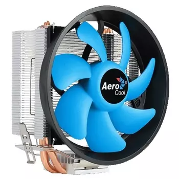 Кулер для процессора Aerocool Verkho 3 Plus для Socket 775/115x/1200/AM2/AM2+/AM3/AM3+/FM1/AM4/FM2/FM2+, 120 мм, 2000rpm, 26.7 дБА, 125 Вт, 4-pin PWM, Al