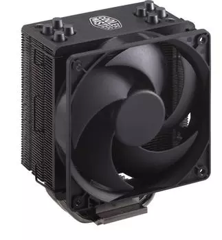 Кулер для процессора COOLERMASTER Hyper 212 Black Edition для Socket 775/115x/1200/2066/AM2/AM2+/AM3/AM3+/FM1/AM4/FM2/FM2+, 120 мм, 2000rpm, 26 дБА, 180 Вт, 4-pin PWM, Al+Cu (RR-212S-20PK-R1)
