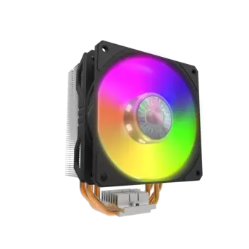 Кулер для процессора COOLERMASTER Hyper 212 Spectrum V2 для Socket/115x/1200/AM4, 120 мм, 1800rpm, 27 дБА, 150 Вт, 4-pin PWM, Al+Cu, RGB (RR-2V2L-18PD-R1)