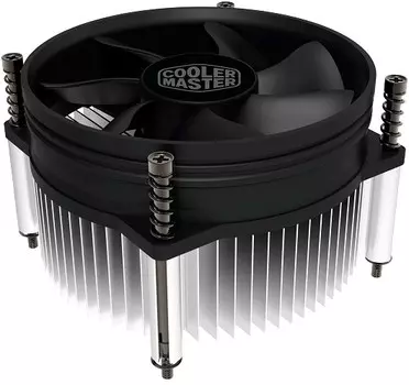 Кулер для процессора COOLERMASTER I50C для Socket 775/115x/1200, 92 мм, 2200rpm, 27.6 дБА, 84 Вт, 4-pin PWM, Al (RH-I50C-20PK-B1)