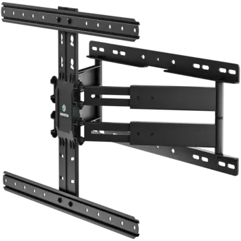 Кронштейн настенный для телевизоров ONKRON SM2, 32"-90", VESA 200x200мм-600x400мм, наклонный, поворотный, до 40 кг, черный (SM2)
