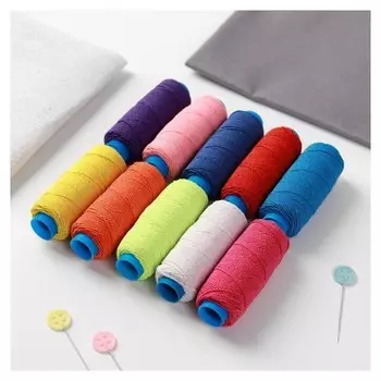 Набор эластичных ниток « №1», 25 м, 10 шт, цвет разноцветный