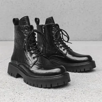 Весенний интернет-дизайн знаменитостей Sense British Style универсальные ботинки Martin Boots Locomotive Tooling Boots 3307-A 38 коричневый