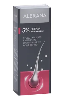 Алерана 5%, 60 мл, спрей для наружного применения