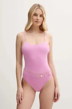 Цельный купальник Guess, розовый