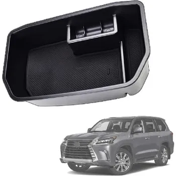 Для Toyota Land Cruiser J200 Lexus Lx570 Органайзер для центральной консоли Подлокотник Вторичный ящик для хранения Контейнер Держатель для телефона Поднос для перчаток Интерьер автомобиля