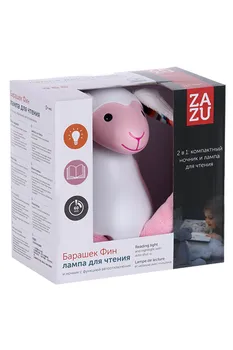 Ночник ZAZU барашек Фин розовый