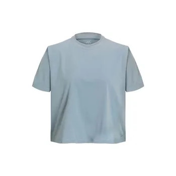 Under Armour Укороченный топ Meridian с коротким рукавом, женские топы, цвет Harbor-Blue 1376339-465 L