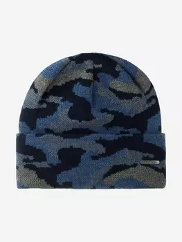 Шапка с отворотом STETSON 8599377 BEANIE JACQUARD WOOL/ACRYL (серый), Серый
