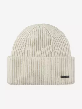 Шапка с отворотом STETSON 8599382 BEANIE WOOL (белый), Белый