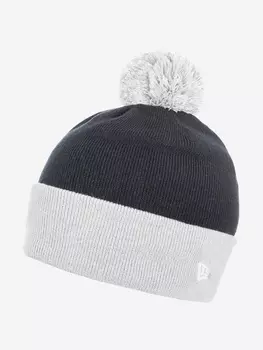 Шапка для мальчиков New Era Cuff Bobble, Синий, размер 53-54