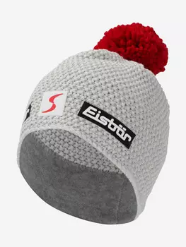Шапка Eisbaer Jamie Pompon, Белый, размер 57