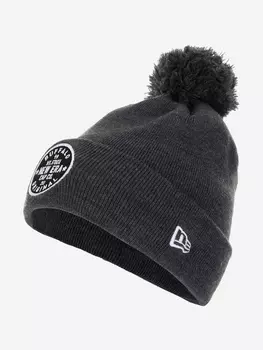 Шапка New Era Lic 884 Pop Cuff Knit, Черный, размер Без размера