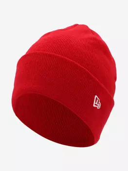Шапка New Era Seasonal Cuff Knit, Красный, размер Без размера