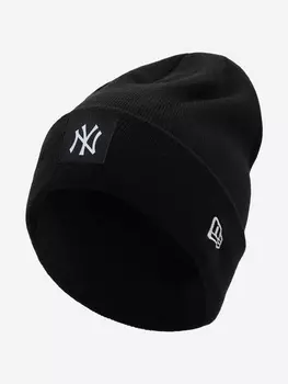 Шапка New Era Team Cuff Beanie Neyyan, Черный, размер Без размера