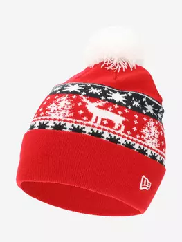 Шапка New Era Tree Knit, Красный, размер Без размера
