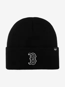 Шапка с отворотом 47 BRAND B-HYMKR02ACE Boston Red Sox MLB (черный), Черный