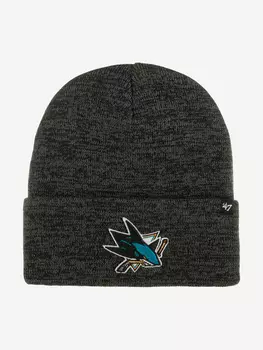 Шапка с отворотом 47 BRAND H-TBNCL22XXE-CC San Jose Sharks NHL (серый), Серый