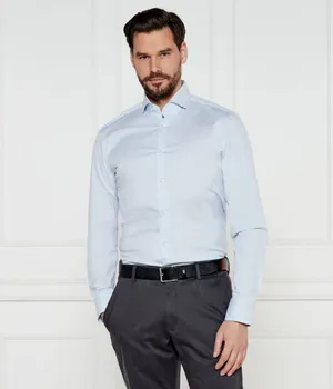 Рубашка p-hank-spread-c1-222 Slim fit Boss, синий