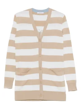 Кардиган из вирджинской шерсти MAX MARA, белый
