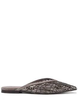 Мюли текстильные BRUNELLO CUCINELLI
