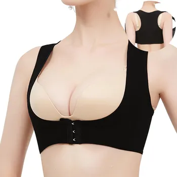 Пояс для коррекции осанки Пояс для коррекции осанки, выпрямленный, спина, похудение Красивого Создает Не получает осанку Назад Нижнее белье для женщин Женщины, [Сильный чёрный