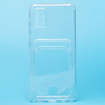 Чехол-накладка Activ для смартфона Samsung SM-A515 Galaxy A51, силикон, прозрачный (210432)