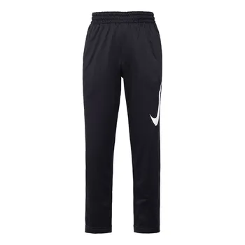 Брюки large fleece lined stay warm straight casual long pants black Nike, черный