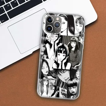 Чехол для телефона с изображением аниме Junji Ito Terror Horror для Apple iPhone 11 12 13 14 Pro 7 XR X XS Max 6 6S 8 Plus + Mini 5 SE, мягкий чехол с принтом iPhone 11