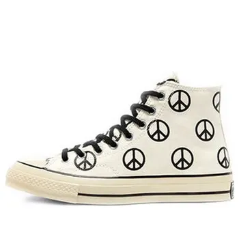 Кроссовки chuck 70 high 'unleash peace - egret black' Converse, черный