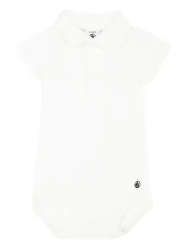 Боди из хлопка Petit Bateau, белый