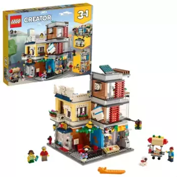 LEGO CREATOR Конструктор "Зоомагазин и кафе в центре города"