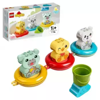 LEGO DUPLO Конструктор "Приключения в ванной: плавучий поезд для зверей"