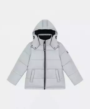 Куртка демисезонная серебристая Button Blue (110)