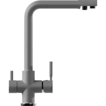 Смеситель для кухни Mixline ML-GS10 с подключением к фильтру, графит 342