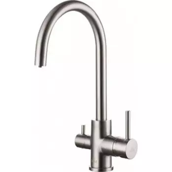 Смеситель для кухни Paulmark Essen под фильтр, никель (Es213211-NI)