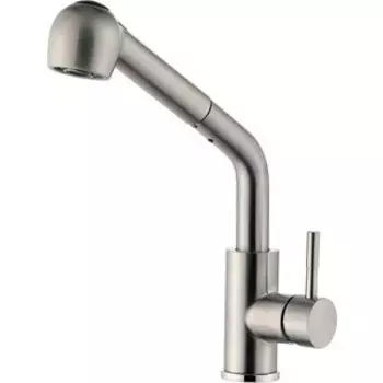Смеситель для кухни ZorG Steel Hammer нержавеющая сталь (SH 5144 INOX)