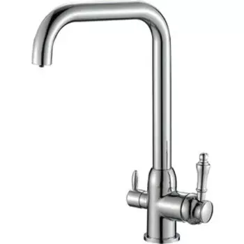 Смеситель для кухни ZorG Steel Hammer SH 725 CR с подключением фильтра, хром