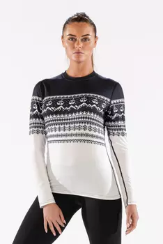 Термобелье футболка COZY FAIRISLE CREW NECK женская