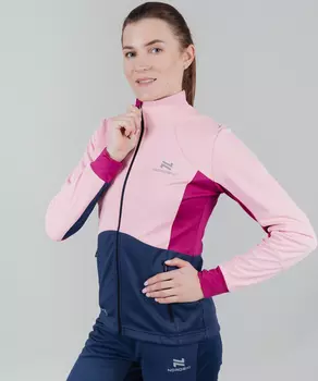 Тренировочная куртка Nordski Pro Candy Pink/Blue W