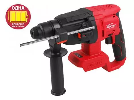 Аккум. перфоратор WORTEX CRH 1824-1 в кор. ALL1 (18.0 В, БЕЗ АККУМУЛЯТОРА И ЗУ, 2.4 Дж, вес 2.1 кг) (CRH182410029)