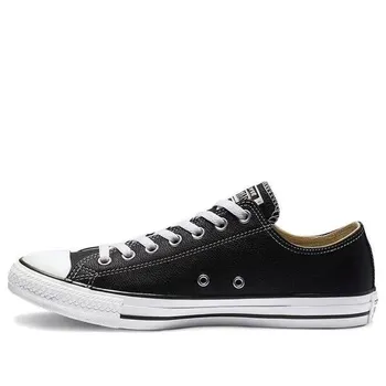 Кроссовки chuck taylor all star leather ox 'black' Converse, черный