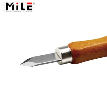 Нож для резки по дереву MILE, инструмент для резьбы по дереву, искусство, скальпель для хобби по дереву, ручка «сделай сам»