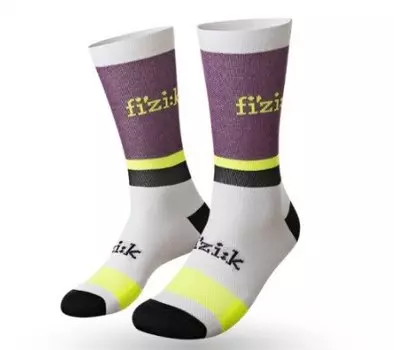 Носки FIZIK Team Edition, сиреневый/белый, FZKSOCKSTE (Размер: S (35-39))