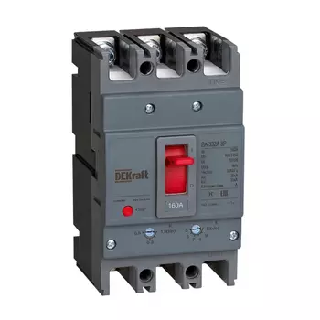 Выключатель автоматический Systeme Electric BA-332А DEKraft трехполюсный (3P/3П) 50А 35kA (28103DEK)