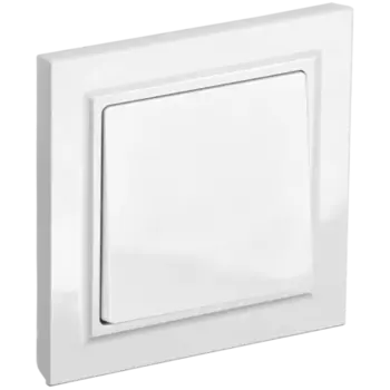 Выключатель IEK Brite ВСР10-1-0-БрБ, 1кл., скрытый монтаж, в сборе, белый (BR-V10-0-10-K01-F)