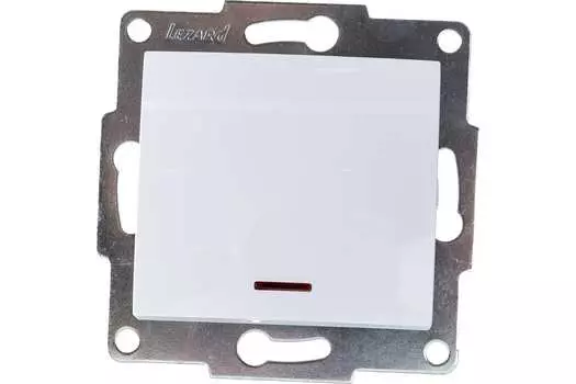 Выключатель LEZARD KARINA 707-0288-111, 1кл., скрытый монтаж, в сборе, белый (707-0288-111)