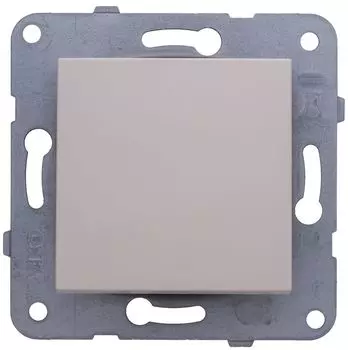 Выключатель Panasonic Karre&amp;Arkedia, 1кл., скрытый монтаж, механизм без накладки и рамки, бежевый (wktt00022bg-ru)