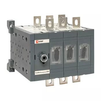 Выключатель-разъединитель 3P 250А, EKF PROxima (tb-s-250-3p-rev)