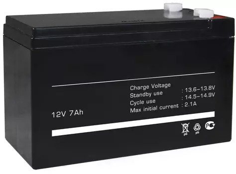 CARCAM Battery 12В, 7 А/ч
